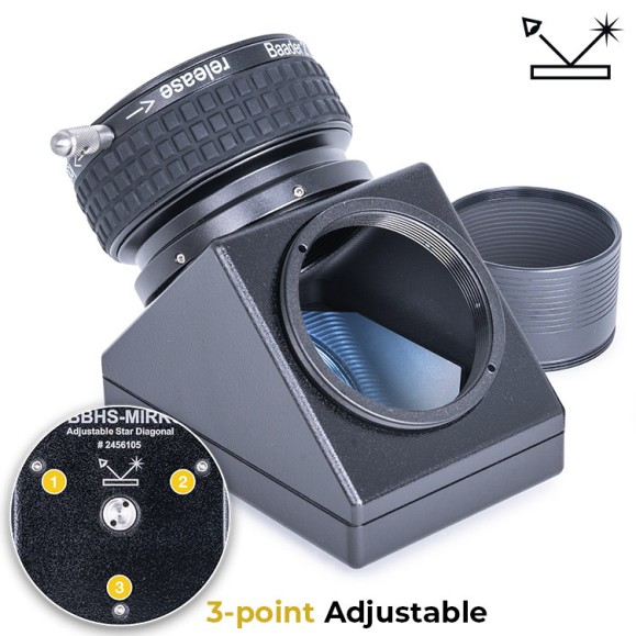 Espejo diagonal ajustable Baader 2" BBHS®