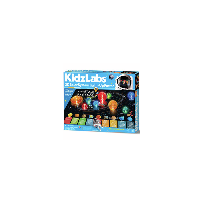 Kidz Labs Sistema Solar Póster 3D con...