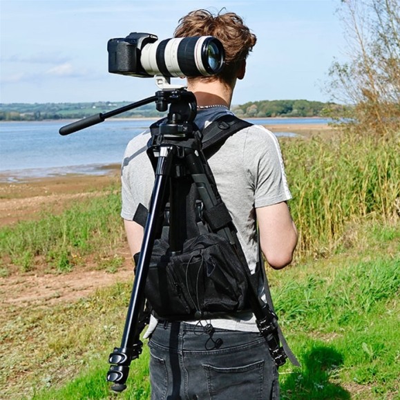 Tripac - Arnés de Trípode y Paquete de Accesorios Negro