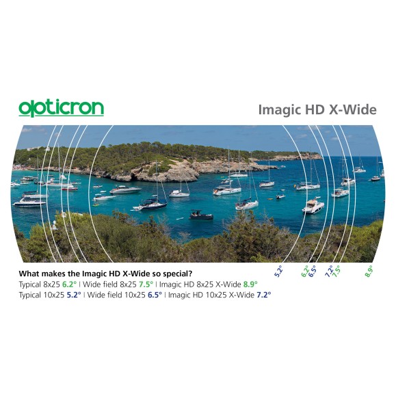 Prismáticos Imagic con prisma de porro 10x25