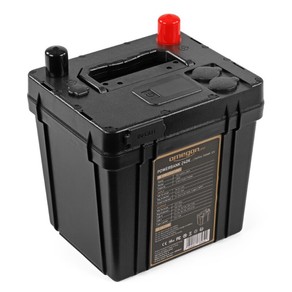 Fuente de alimentación OMEGON Pro Powerbank 240k LiFePO4 768Wh 12V