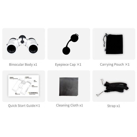 Binoculares ZWO Seestar VisionX 8x24