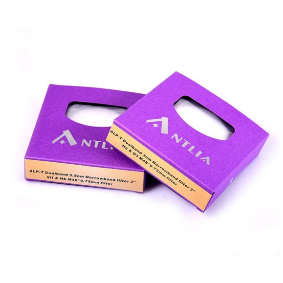 Set de 2 filtros Antlia ALP-T Dual Band Ha 3nm y SII-Hb 3,5nm, 50,8mm