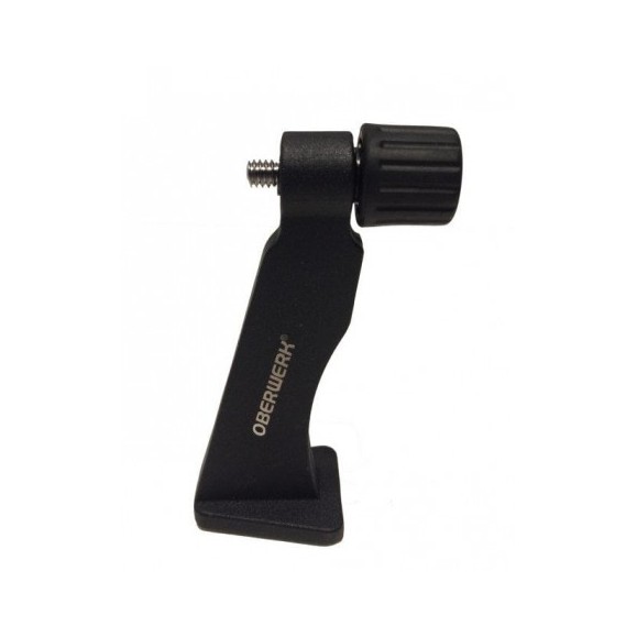 Adaptador en L de alta resistencia Oberwerk para prismáticos con rosca 1/4-20