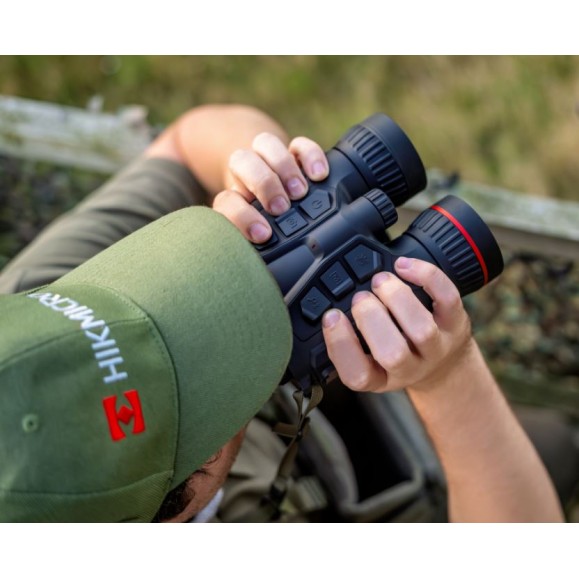 Binoculares térmicos multiespectro HIKMICRO Habrok Pro HX60LS con telémetro + IR 850nm 940nm