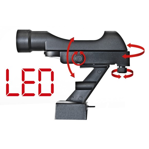 Telescopio refractor BRESSER Polaris-II 102/600 EQ3 con adaptador para smartphone y filtro solar