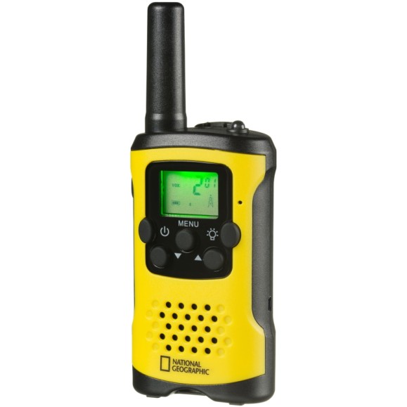 Walkie-talkies NATIONAL GEOGRAPHIC con largo alcance de hasta 6 km y función manos libres