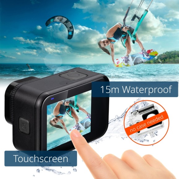 NATIONAL GEOGRAPHIC 4K Ultra-HD 60fps Wi-Fi Cámara Deportiva Explorer 7