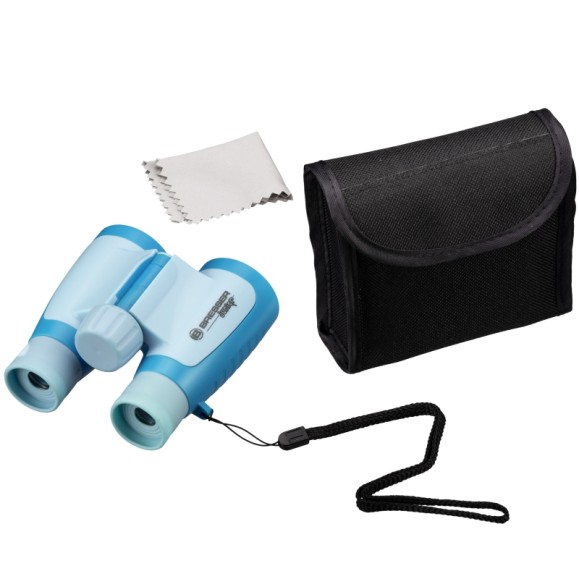 Prismáticos para niños BRESSER JUNIOR 3x30 color azul