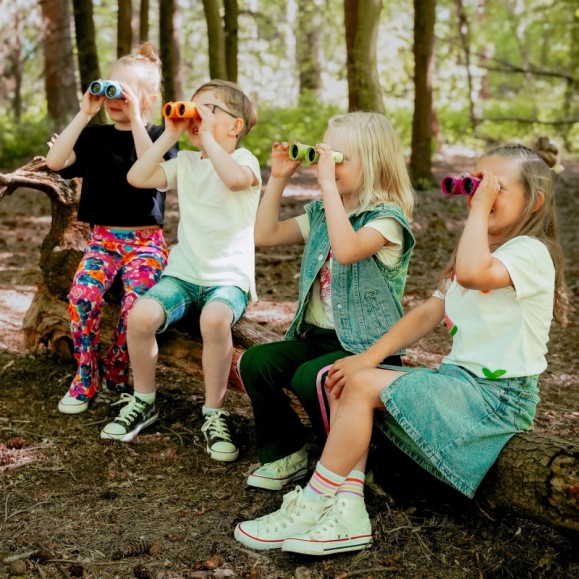 Prismáticos para niños BRESSER JUNIOR 3x30 color verde