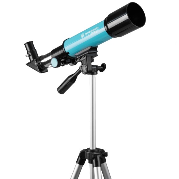 BRESSER JUNIOR Telescopio para niños 50/360 con tienda de campaña