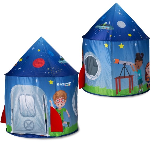 BRESSER JUNIOR Telescopio para niños 50/360 con tienda de campaña