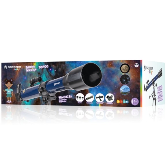Telescopio Refractor BRESSER JUNIOR 70/900 EL