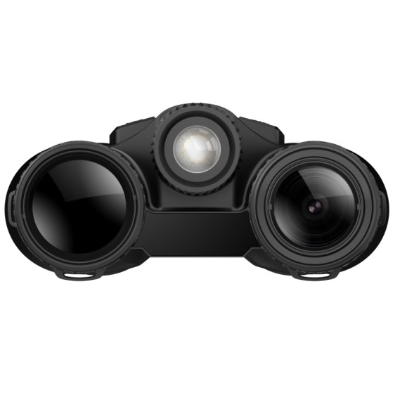 Pixfra Draco D225-4K LRF prismáticos térmicos multispectrales 4 en 1 con visión nocturna y telémetro láser