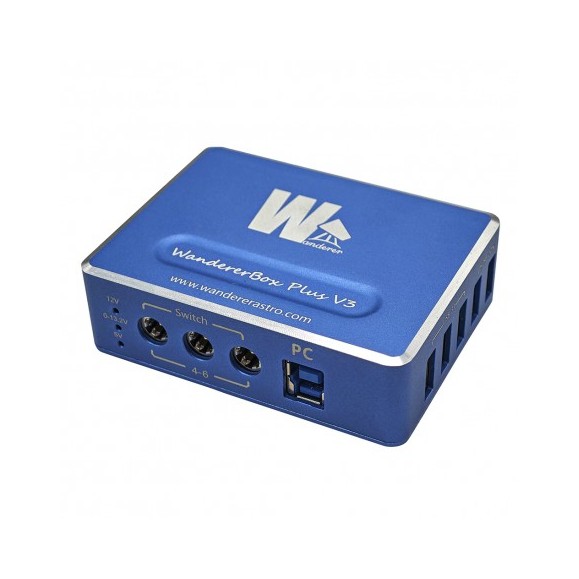 Concentrador de energía ligero con USB y control de humedad Wanderer Astro Plus V3