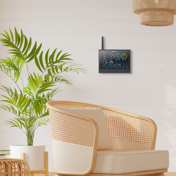 BRESSER Estación Meteorológica HD WiFi MeteoChamp 9 en 1