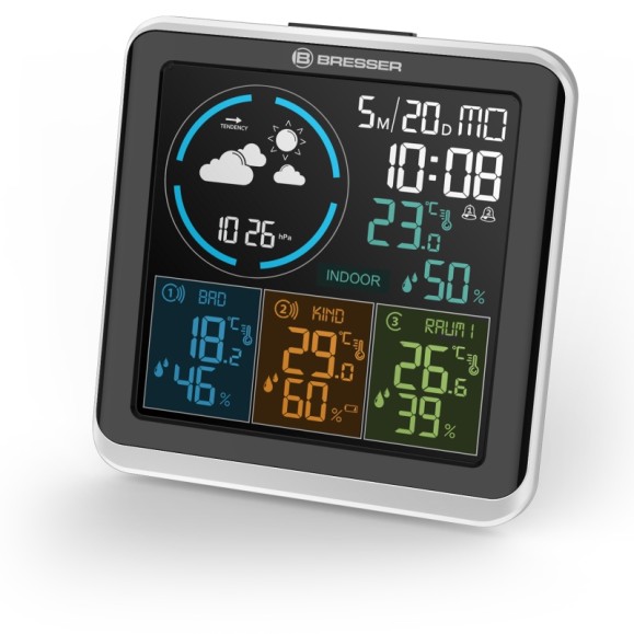 BRESSER Estación meteorológica Quadro Individio