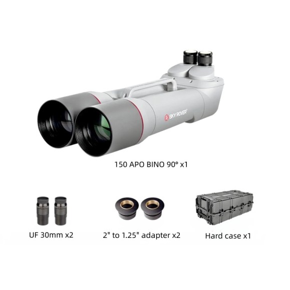 Prismáticos APO gigantes Sky Rover de 150 mm y 90 grados