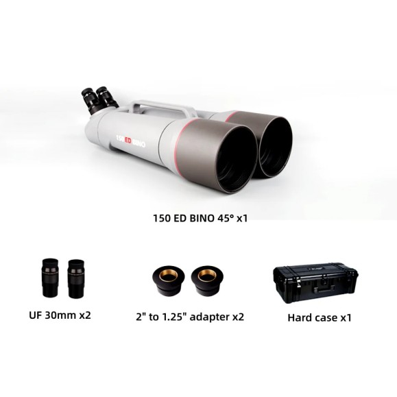 Prismáticos ED gigantes Sky Rover de 150 mm y 45 grados