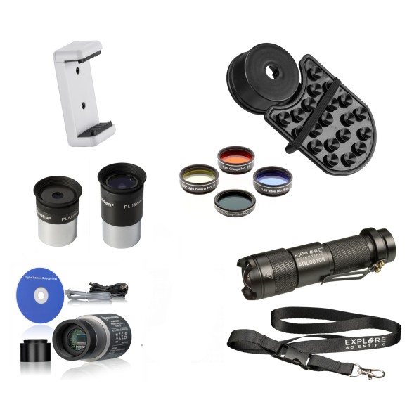 Kit de Iniciación BRESSER Messier AR102/1000 EXOS2 GOTO