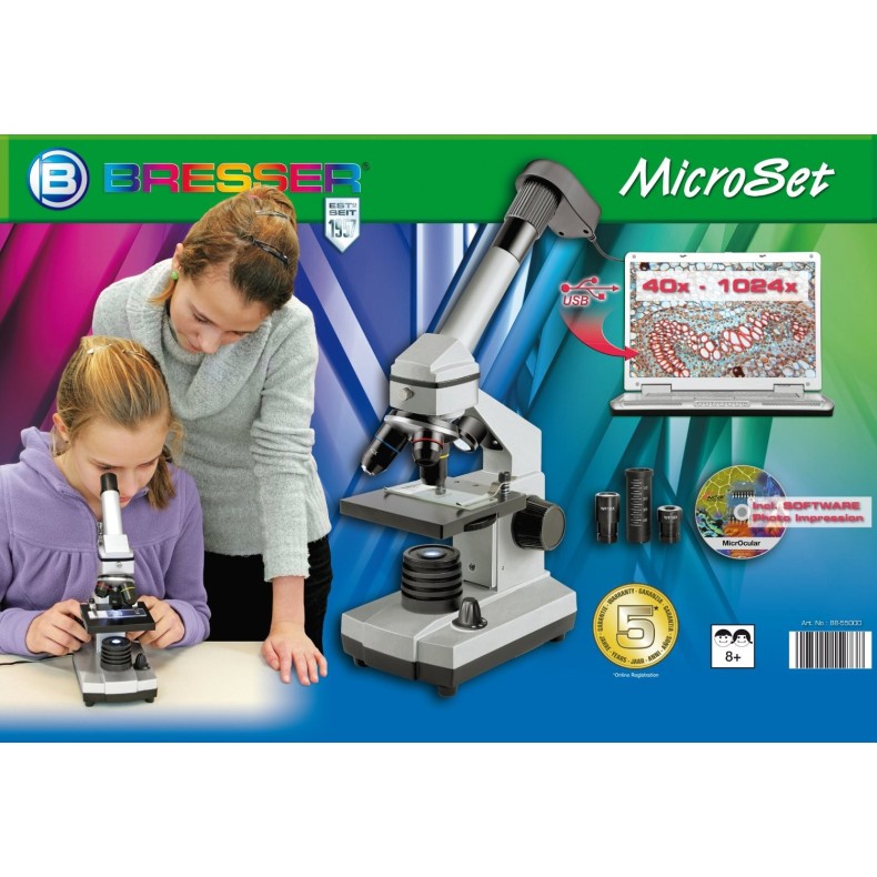 Kit microscopio Bresser Biolux CEA... Kit microscopio Bresser Biolux CEA...