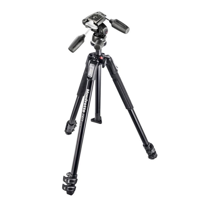 Comprar Kit Trípode de Aluminio Manfrotto MK190X3-3W con rótula 3 Way Online