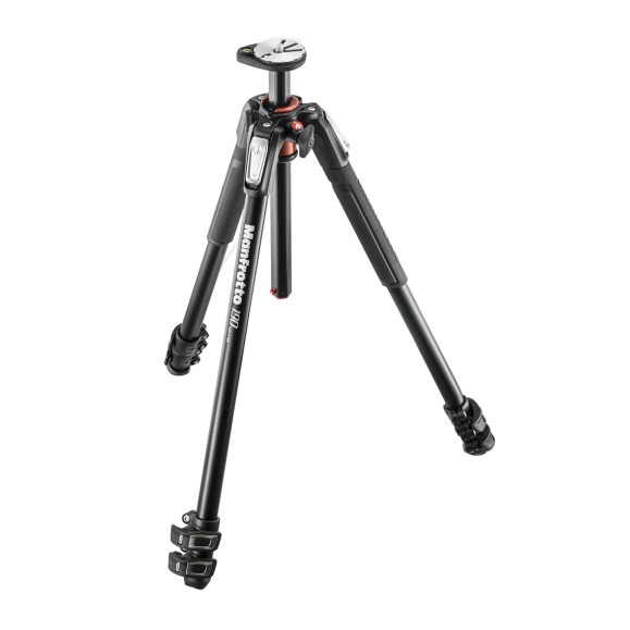 Trípode de Aluminio Manfrotto 190XPRO3 de 3 Secciones