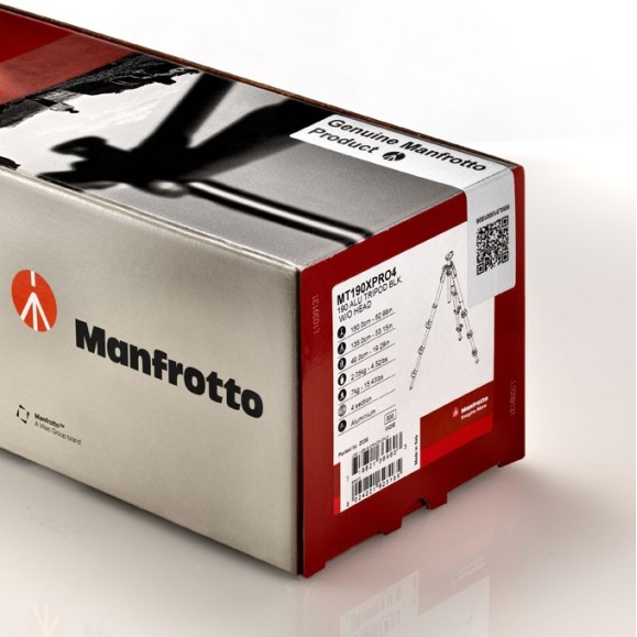 Trípode de Aluminio Manfrotto 190XPRO4 de 4 Secciones